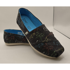  TOMS Alpargata matematika tematikájú slipon cipő