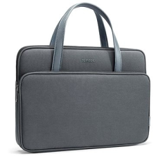 tomtoc Premium Briefcase – 14" MacBook Pro (2021), szürke számítógéptáska