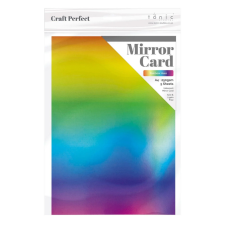Tonic Studios Tükörkarton A4 Rainbow Hue Mirror Card (5 ív) decoupage papír