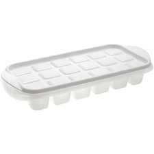 Tontarelli jégkocka forma + fedél, fehér konyhai eszköz