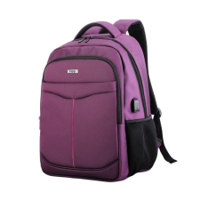 TOO 15,6" usb portos lila hátizsák bpsw012p156-usb számítógéptáska