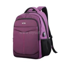 TOO 15,6" USB portos lila hátizsák (BPSW012P156-USB) számítógéptáska
