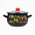 TOO BELLY FARM BLACK 6.2L 24cm lábas (fazék) üveg fedővel