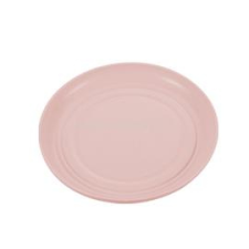 TOO KT-117 5db-os vegyes színekben búzaszalma műanyag kerek tányér szett, 15×15×1.5cm (KT-117) tányér és evőeszköz