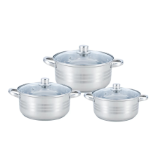 TOO KT-223 Fedővel konyhai edénykészlet 2L/ 2.5L/ 3L-es edény