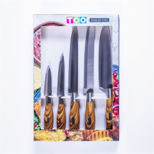 TOO KT-392 fa nyéllel 5 darabos késkészlet konyhai eszköz