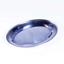 TOO KT-449 Elegáns Rozsdamentes acél ovális tálca 25 cm konyhai eszköz