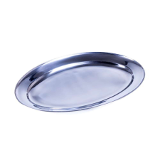 TOO KT-451 Elegáns Rozsdamentes acél ovális tálca 35 cm konyhai eszköz
