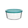 TOO KT-92 üveg 944 ml-es kerek ételtároló műanyag tetővel