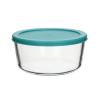 TOO KT-93 üveg 1652 ml-es kerek ételtároló műanyag tetővel