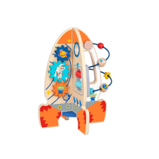 Tooky Toy Fa készségfejlesztő játék - Activity - Rakéta fajáték