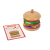 Tooky Toy Hamburger készítő fa játék szett