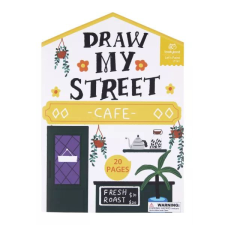 Tooky Toy Kreatív rajzfüzet - Városi utca kreatív és készségfejlesztő