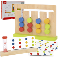 Tooky Toy logikai játék puzzle időre színes minták puzzle, kirakós