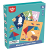 Tooky Toy : mágneses tangram képkirakó (TF642) (TF642)