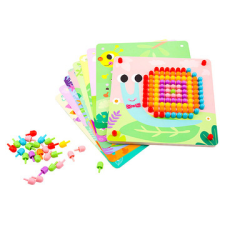 Tooky Toy : pötyi játék fatáblán - állatok kreatív és készségfejlesztő