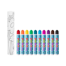 Tooky Toy Színező tekercs filcekkel - 28 x 400 cm kreatív és készségfejlesztő