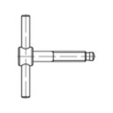 Toolcraft 137858 Zárócsavar M20 110 mm DIN 6304 Acél Barnított 1 db (137858) barkácsolás, csiszolás, rögzítés