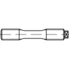 Toolcraft Szegcsavar, M16 75 mm DIN 2510 1 db 137544 (137544) barkácsolás, csiszolás, rögzítés