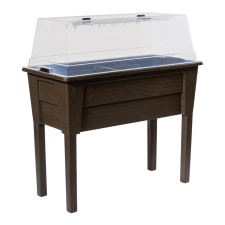  Toomax Niagara brown 50 literes műanyag emelt virágágyás - barna kerti tárolás