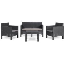 Toomax Penelope 4 Seater Set, grafitszürke kerti bútor
