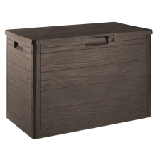 Toomax TOOMAX WOODYS BROWN 160 LITERES MŰANYAG KERTI TÁROLÓDOBOZ - BARNA kerti tárolás