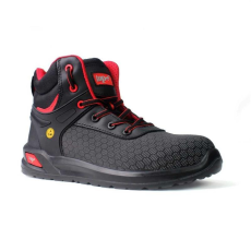 TOP Bakancs S1P ESD SRC kompozit orrmerevítő kevlár talplemez TOP HEXA MID, fekete, 45