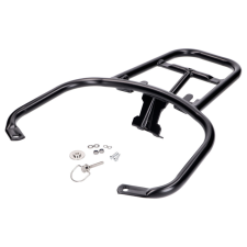 Top Case csomagtartó / hátsó csomagtartó, fekete Vespa GT, GTS, GTV modellekhez túradoboz