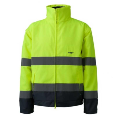 TOP Dzseki jól láthatósági 2:1 (100%poliészter) TOP BUZZARD Y, fluo sárga, 4XL