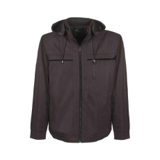 TOP ELITE Kabát bélelt, 3 külső zseb (100%poliészter) TOP ELITE LEXINGTON, fekete, 2XL