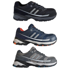  TOP ICE black S1P SRC (HK-002) védőfélcipő, kompozit orrmerevítő, kevlár talplemez, hasított bőr/gyö
