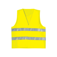 TOP Jól láthatósági mellény fluo 120g/m2   S/M