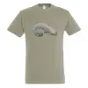 [] TOP kereknyakú póló harcsa mintával, 100% pamut, 190gr/m2, 2XL