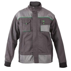 TOP Munkakabát (65%poliészter 35%pamut) TOP GREEN JACKET, szürke, M