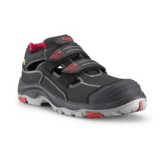 TOP munkavédelmi szandál O1 ESD SRC PU/gumi talp TOP BROOKLYN SANDAL, fekete/piros, 44