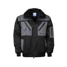 TOP Pilóta Dzseki 4:1 (60%pamut) TOP FALCON 2, fekete/szürke, XL munkaruha