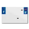 TOP PLAQ műanyag csík üres PVC rendszámtáblához (motorkerékpár méret 210x130) - 07-es osztály - Európa (darabonként) TOP PLAQ  Vázak, idomok, kiegészítők Rendszámtábla tartók