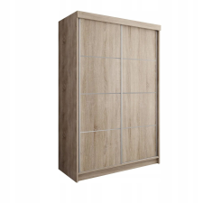  TOP PLUS B-25  Tolóajtós Szekrény 150x200x62 - Sonoma tölgy bútor