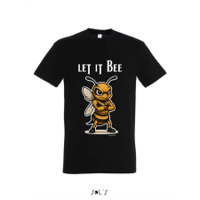 TOP Póló (méhecske mintával Let it Bee) kereknyakú TOP, white, 3XL munkaruha