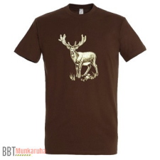 TOP Póló (szarvas mintával) kereknyakú munkaruha