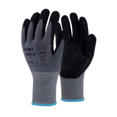  TOP SNS-D homokszemcsés nitril habba mártott védőkesztyű, tenyér pontozással