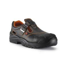 TOP Szandál S1P SRC narancs bélés acél orrmerevítő TOP MANILA, fekete, 47
