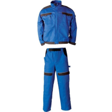 TOP Szett TOP001 munkakabát + TOP002 derekas nadrág (100%pamut 260g) királykék, S munkaruha