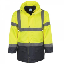 TOP Télikabát multifunkcionális (100%poliészter) TOP MULTI FLUO-Y, fluo sárga, XL munkaruha