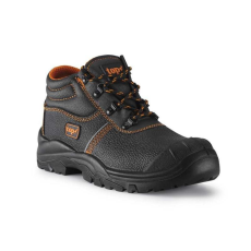 TOP Védőbakancs S3 SRC narancs bélés acél orrmerevítő TOP FORREST-MID, fekete, 42