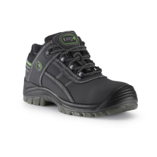 TOP Védőfélcipő SRC nubuk bőr felsőrész PU talp TOP BUFFALO LOW O1, fekete, 46