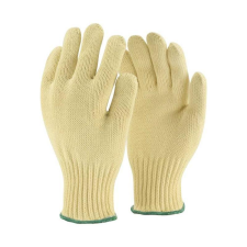 TOP Védőkesztyű hőálló vágásbiztos 100% para-aramid, sárga, 10 védőkesztyű