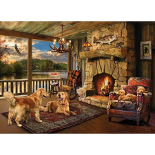  Tóparti házikó puzzle - 1000 darabos puzzle, kirakós