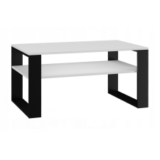 Topeshop PMN Dohányzóasztal - Holzmeister - 90 x 58 cm - fekete / fehér bútor