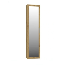 Topeshop PMN Előszoba szekrény tükörrel - Holzmeister - 50 x 180 cm - arany tölgy bútor